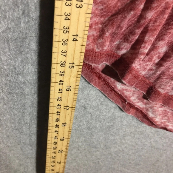 Womens Altar’d State Shirt V Neck Distressed Tie Dye Pocket Thin Summer Spring - Picture 4 of 6